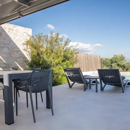 别墅 Mesogi Villas, Brand New Modern, Stylish Villas, Private Pool, Seaviews Spartokhórion