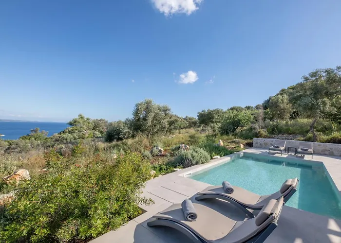 빌라 Mesogi Villas, Brand New Modern, Stylish Villas, Private Pool, Seaviews *