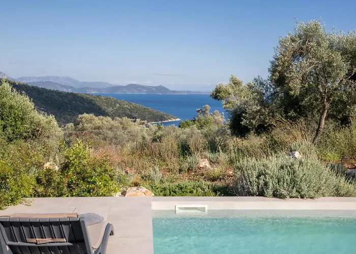 Villa Mesogi Villas, Brand New Modern, Stylish Villas, Private Pool, Seaviews Szpartohóri