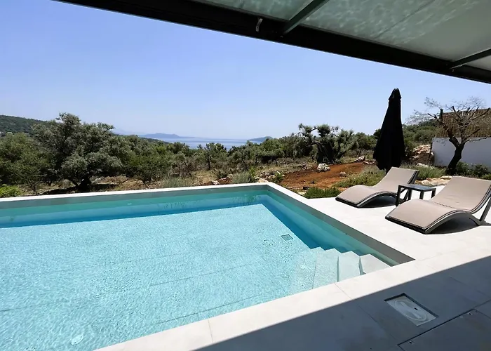 빌라 Mesogi Villas, Brand New Modern, Stylish Villas, Private Pool, Seaviews *