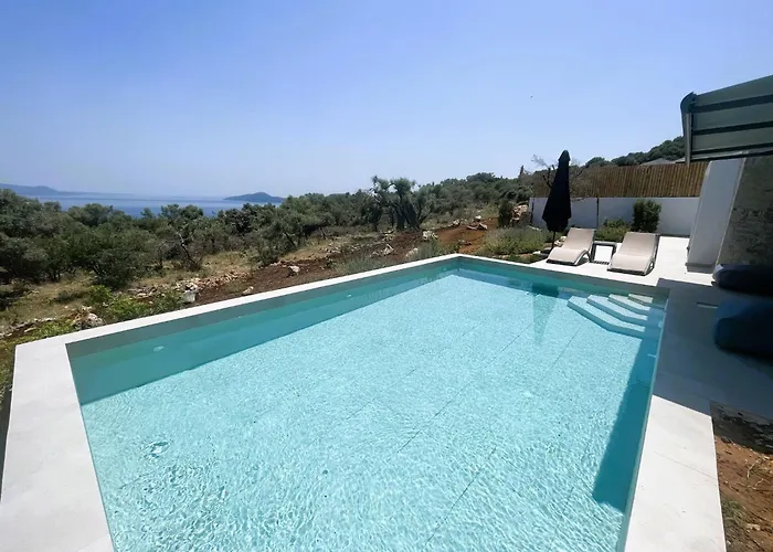 빌라 Mesogi Villas, Brand New Modern, Stylish Villas, Private Pool, Seaviews *